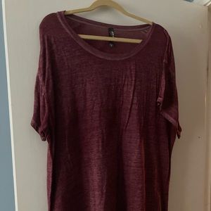 Maroon T-shirt from torrid